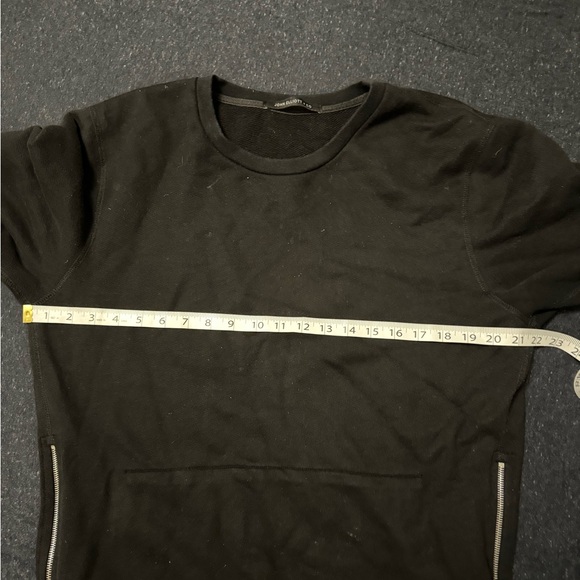 John Elliott Men’s Black Side Zip Sweater Size 3 - Picture 2 of 4